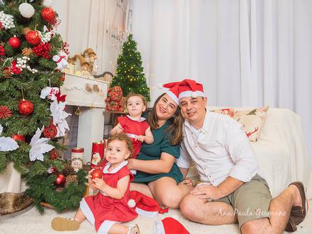 Ensaios de Ensaio de Natal Manuela e Rafaela