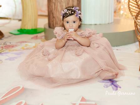 Aniversário Infantil de Aniversário Valentina - 1 Ano