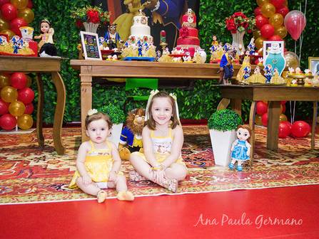Aniversário Infantil de Aniversário Sarah e Sabrina