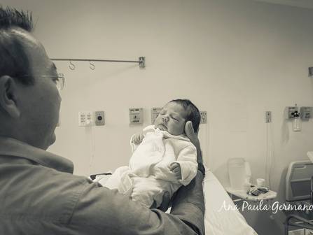 Parto de Fresh 24h - Ensaio na Maternidade Jesus, José e Maria - Lucas