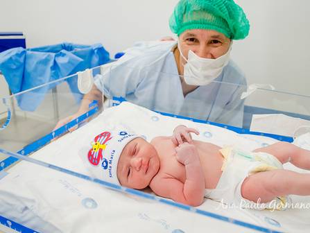 Parto de Registro de Parto - Maternidade Santa Maria - A Chegada da Manuela