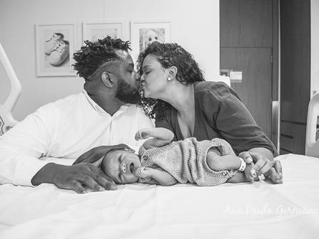 Parto de Fresh 48h - Ensaio na Maternidade - Akin