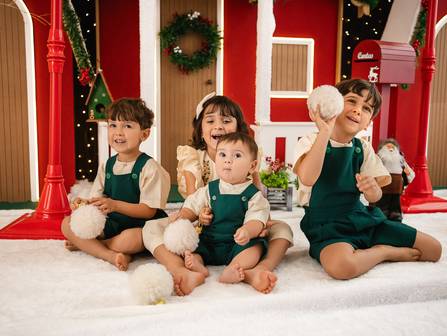 Natal de O quarteto mais lindo do mundo, na nossa Vila de Luz