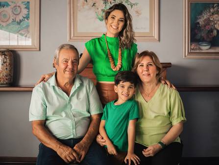 Ensaio em Família de MARCELA GRANATO - ENSAIO DE NATAL