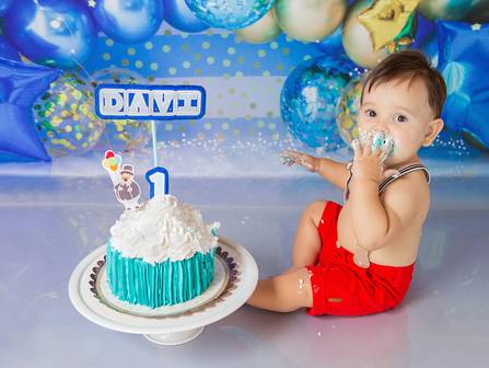 Smash the Cake de Davi Luiz {1º Aninho}
