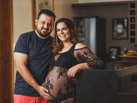 Gestantes  de Francieli e Marcelo {Doce Espera por Júlia e Beatriz}