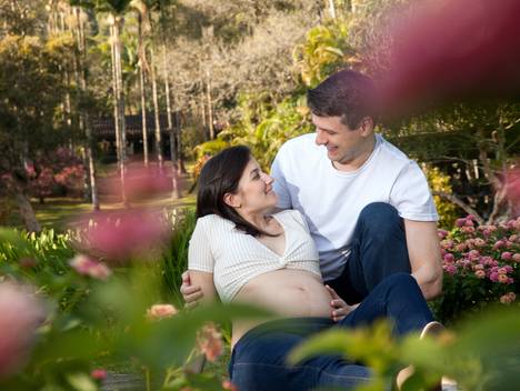 Gestante de Lucas e Larissa na espera de Taila, no Plaza Caldas da Imperatriz Resort e SPA