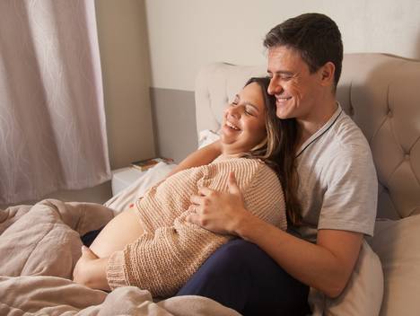 Gestante de Ensaio Gestante Lifestyle, Carol e Thiago