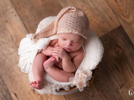 newborn de Aurora, 12 dias