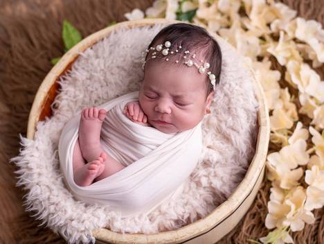 newborn de Antônia, 12 dias