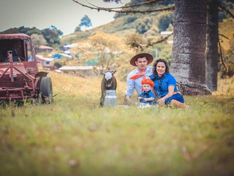 Familia de Raízes gaúcha