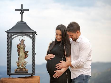 Gestante de Ensaio gestante Olivas de Gramado a espera do Vicenzo