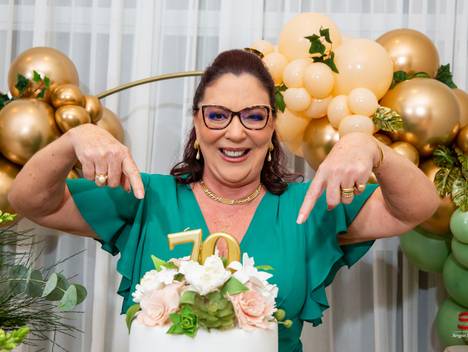 Aniversários de 70 Anos Maria Teresa