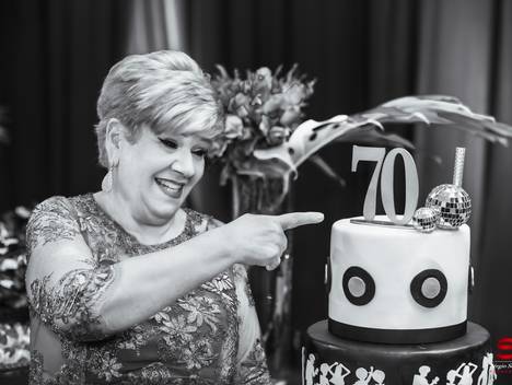 Aniversários de 70 Anos Marili