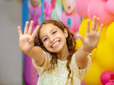 Aniversários de 9 Anos Julia