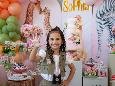 Aniversários de 5 Anos Sophia