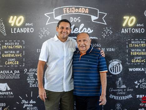 Aniversários de 70 Anos Antonio e 40 Anos Leandro