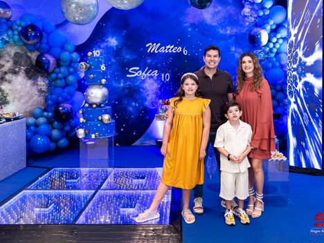 Aniversários de 10 Anos Sofia e 6 Anos Matteo