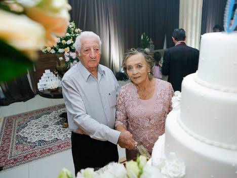 Casamentos de Bodas de Diamante Terezinha e Aninfo