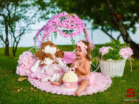 Ensaio de Smash the Cake Ailla