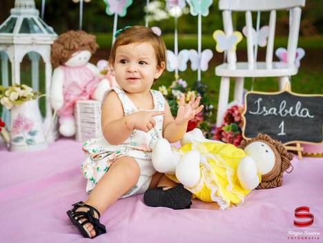 Ensaio de Smash the Cake Isabela