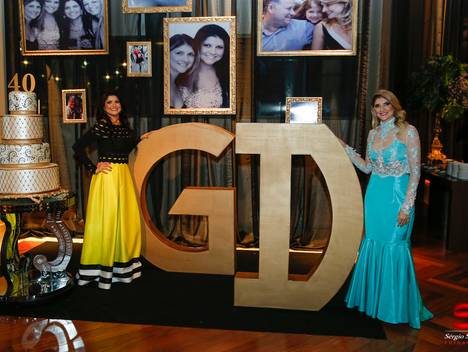 Aniversários de Aniversário 40 anos Giselle e Danielle