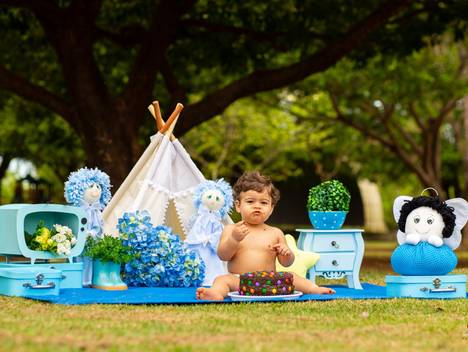 Ensaio de Smash the Cake Lucas