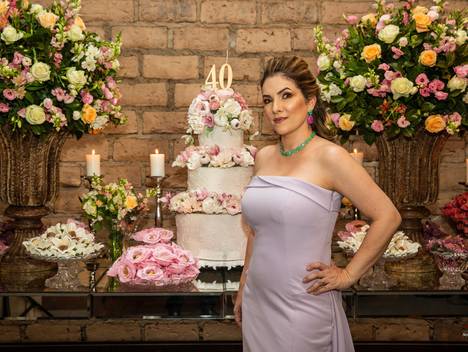 Aniversários de 40 Anos Letícia