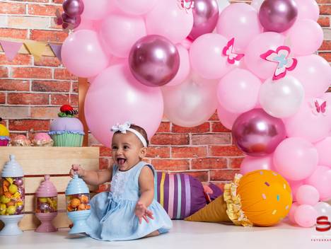 Ensaio de Smash the Cake Beatriz