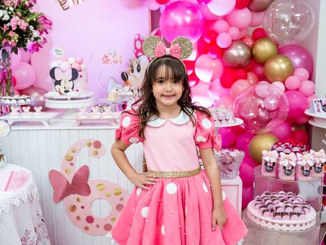 Aniversários de 6 Anos Bianca