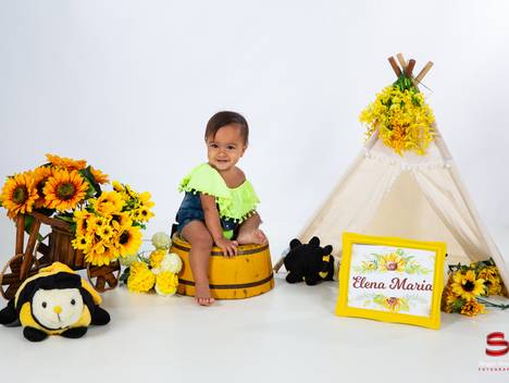 Ensaio de Smash the Cake Elena Maria