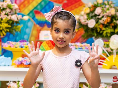 Aniversários de 8 Anos Sabrina