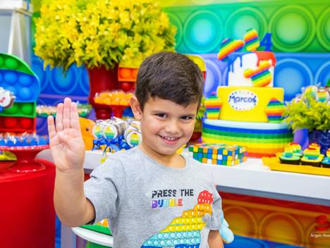 Aniversários de 4 Anos Marcos