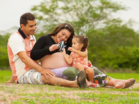 Gestante de P+P= Ariel e Ícaro