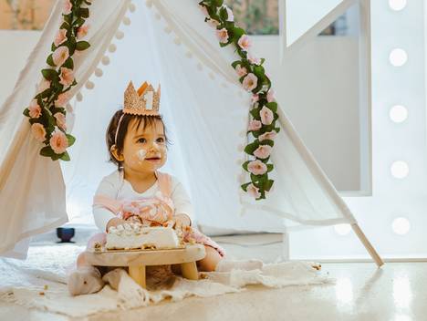 Smash cake de Constança, 1º Aniversário