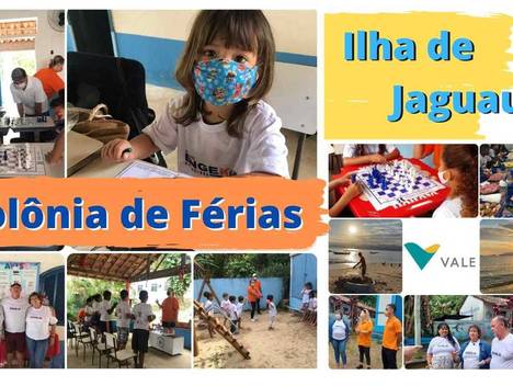 Obras Públicas de Colônia de Férias na Ilha de Jaguanum