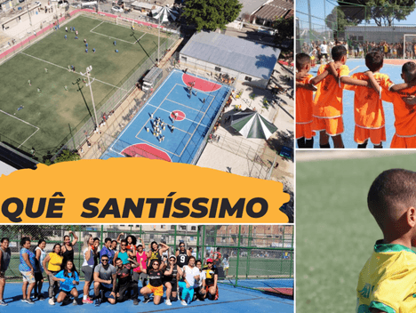 Política de Inauguração do Parque Esportivo do Itaquê em Santíssimo 