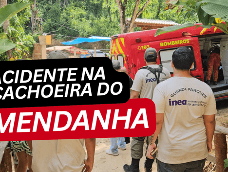 Reclamações na Zona Oeste de Acidente na cachoeira do Mendanha 
