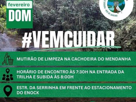 Meio Ambiente de Ação dos Guarda Parques na Cachoeira do Mendanha