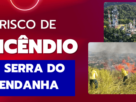 Meio Ambiente de Risco incêndio na Serra do Mendanha 
