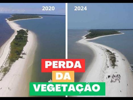 Meio Ambiente de Perda da Vegetal na Pombeba em Mangaratiba