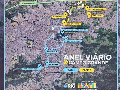 Obras Públicas de Inauguração do Túnel Professor Moacyr Sreder Bastos 