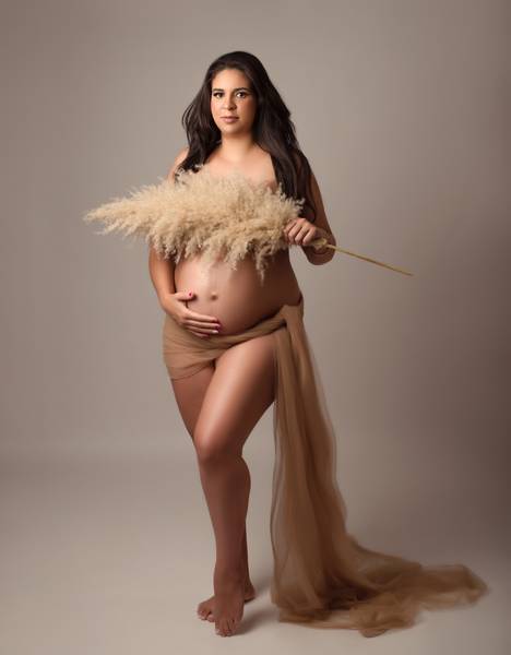 Gestante de Á espera de Luíza