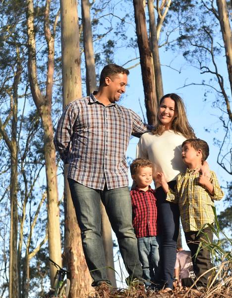 Familia de ENSAIO DE FAMILIA NA FLORESTA