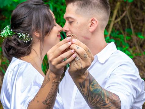 Ensaio de Ensaio casal pós cívil Ingrid e Mateus 