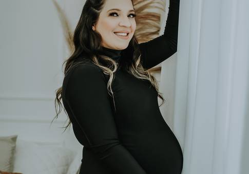 Gestante Estúdio de Á Espera Ayla