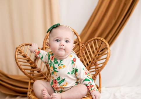 Acompanhamento Baby de Acompanhamento Helena 6 meses