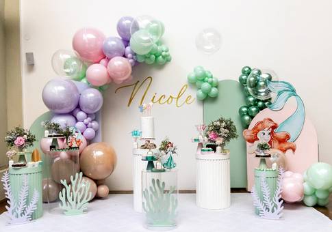 Gestante Estúdio de Aniversário Nicole 3 anos