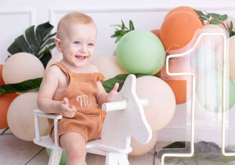 Smash the Cake de Ensaio Theo 1 ano