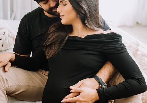 Gestante Estúdio de A espera Yara